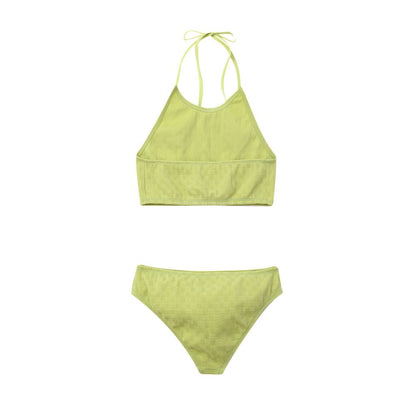 Bottega Veneta Gelber Polyamid-Bikini