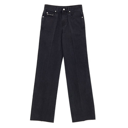 Gucci Black Cotton Relaxed Fit Jeans