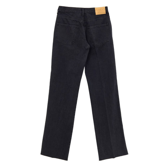 Gucci Schwarze Baumwolljeans