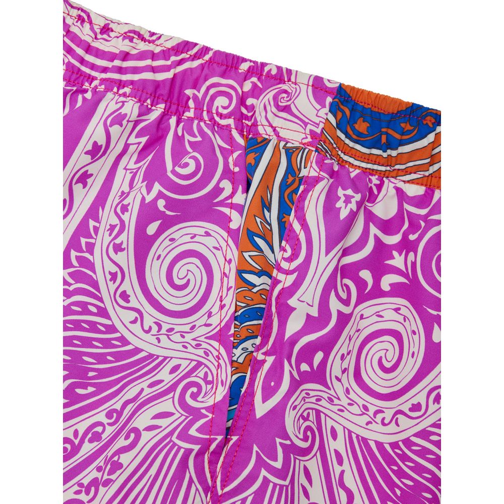 Etro Multicolor Polyamide Swim Shorts