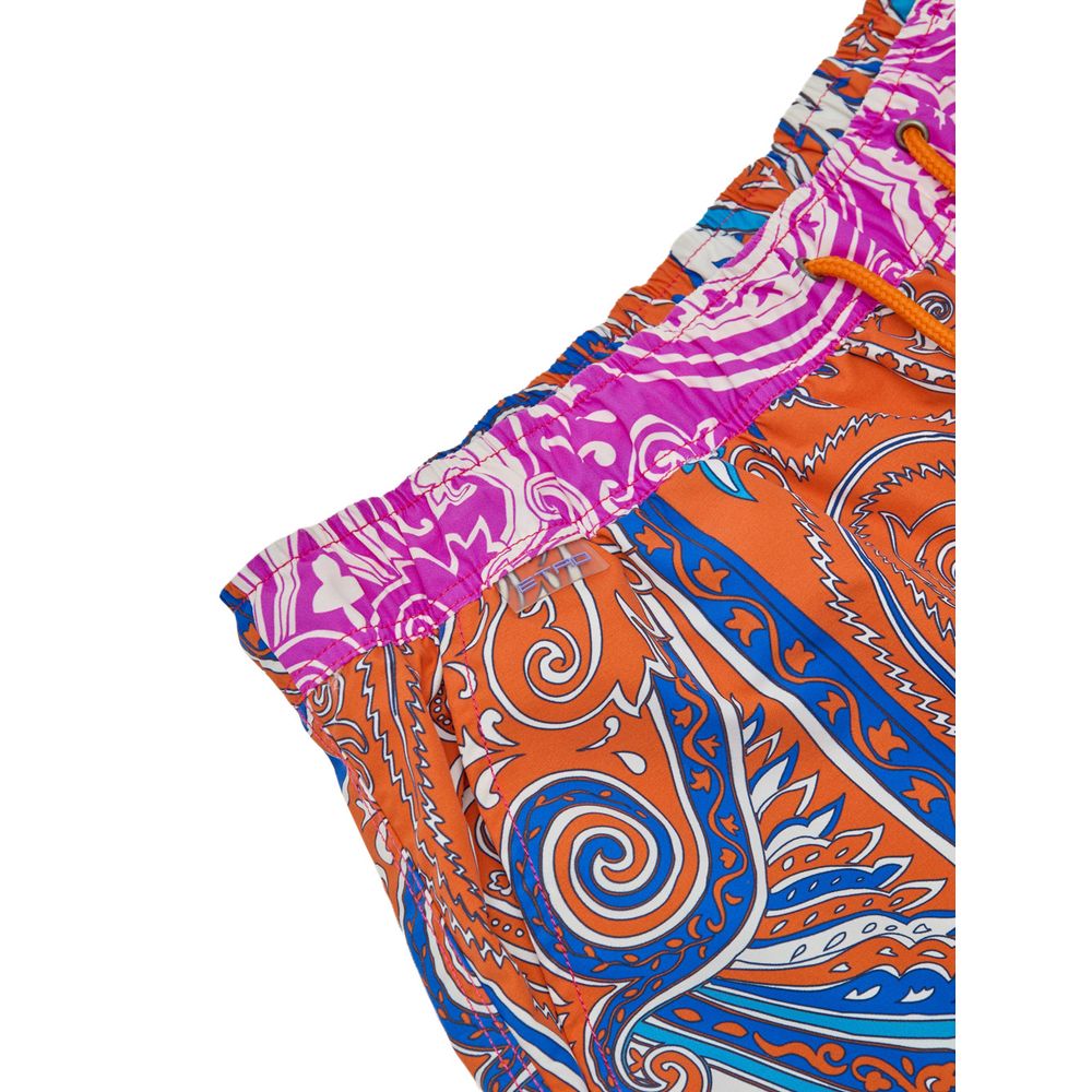 Etro Multicolor Polyamide Swim Shorts