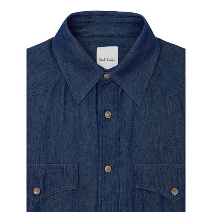 Paul Smith Blauer Baumwoll-Denim