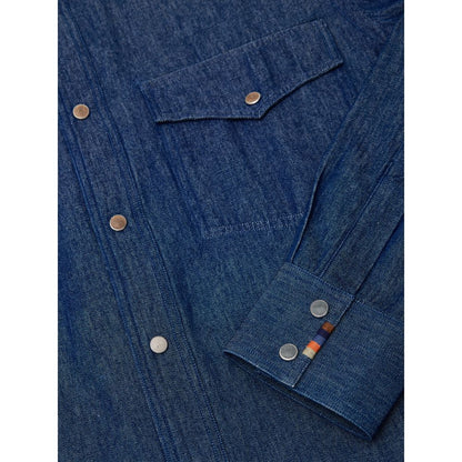 Paul Smith Blauer Baumwoll-Denim