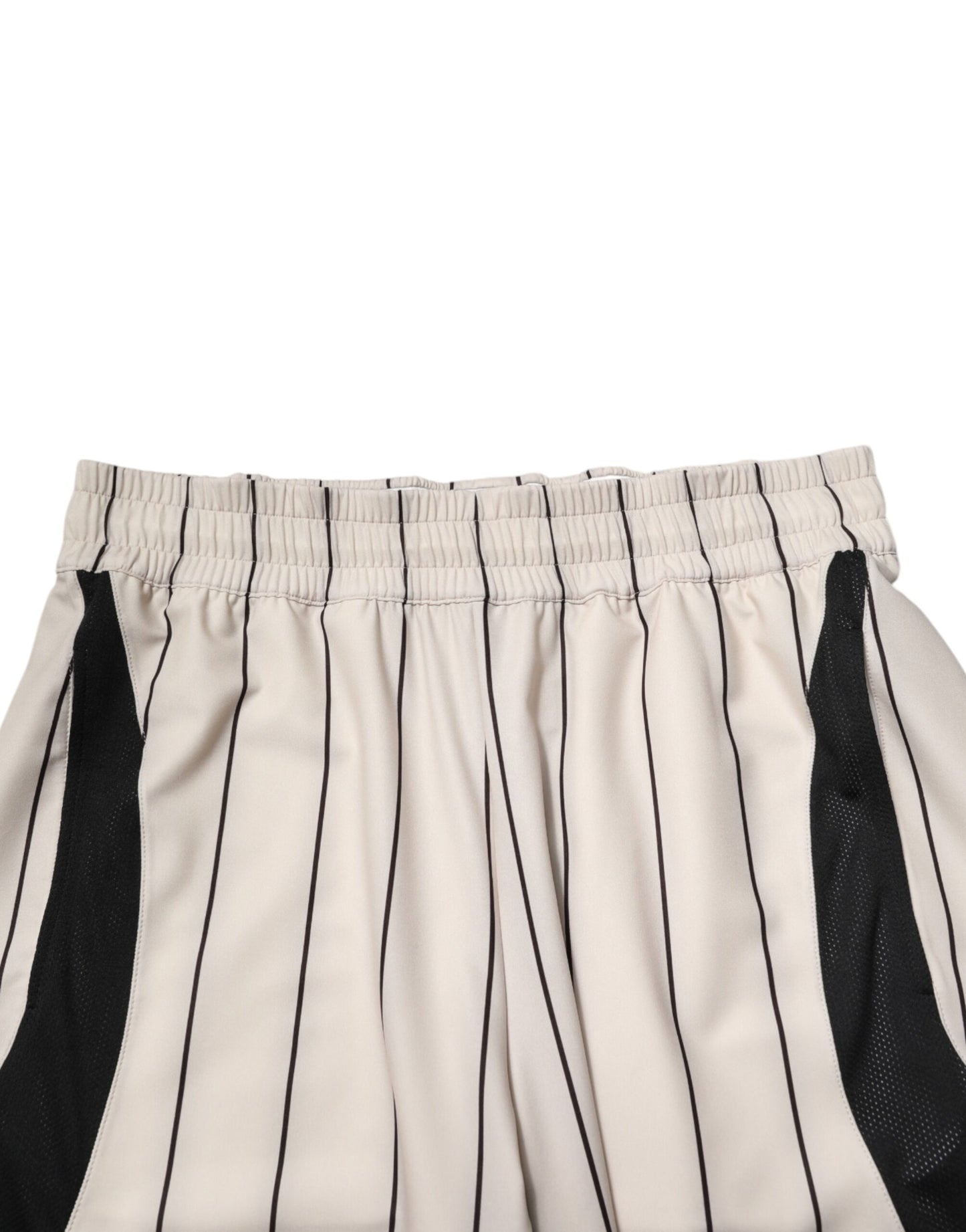 Dolce &amp; Gabbana – Sweatshorts aus Polyester mit DG-Logo in Off-White