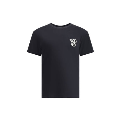 Schwarzes Baumwoll-T-Shirt von Valentino