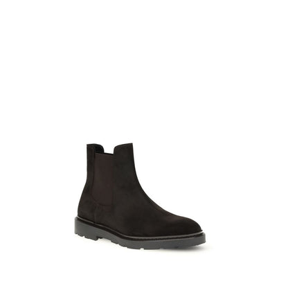 Fratelli Rossetti Chelsea Boots aus schwarzem Kalbsleder (Bos Taurus)