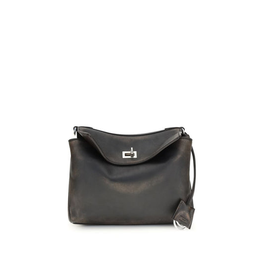 Balenciaga Brown Lamb Ovis Aries Aries Shoulder Bag