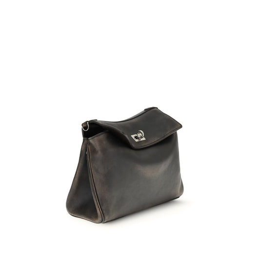 Balenciaga Brown Lamb Ovis Aries Aries Shoulder Bag