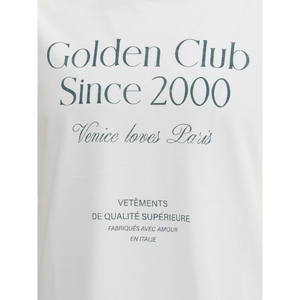 Golden Goose Weißes Baumwoll-T-Shirt