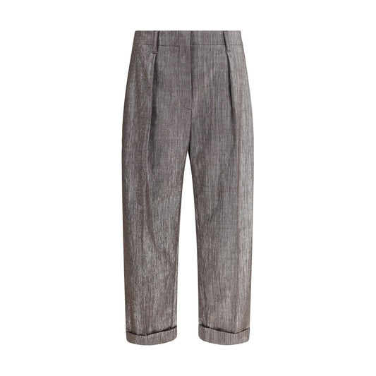 Brunello Cucinelli Hose mit Lurex-Effekt