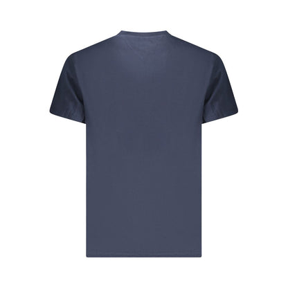 Tommy Hilfiger – Blaues Baumwoll-T-Shirt für Herren