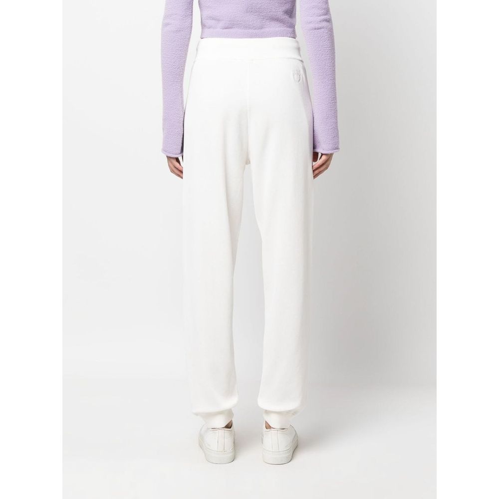 PINKO White Cotton Women Sweatpant