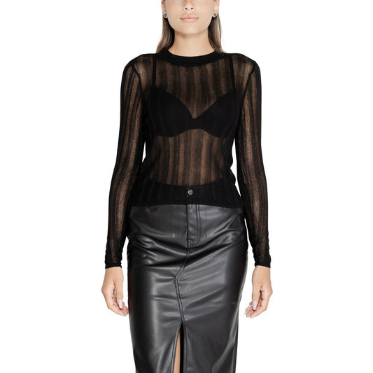 Vila Clothes – Schwarze Viskose-Sportbekleidung