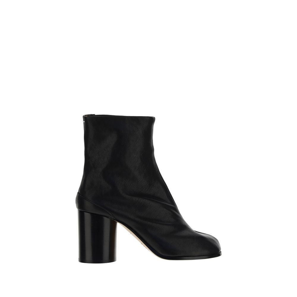 Margiela Schwarze Lammleder-Ankle-Boots (Ovis Aries Aries)