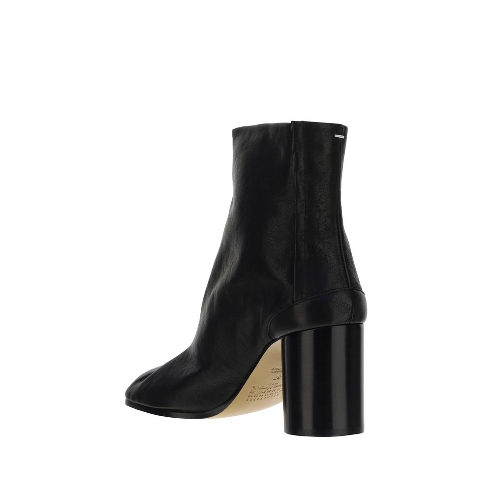 Margiela Schwarze Lammleder-Ankle-Boots (Ovis Aries Aries)