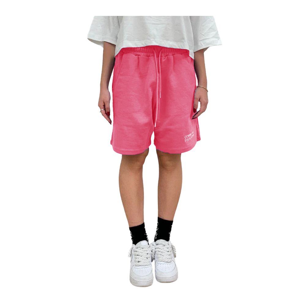 Comme Des Fuckdown – Baumwollshorts in Fuchsie
