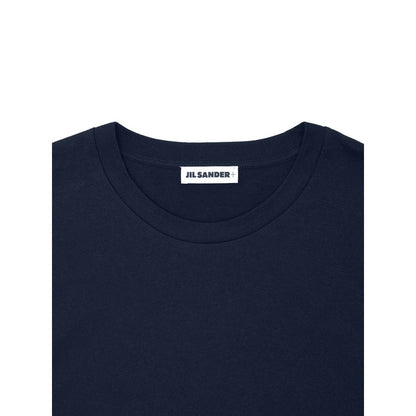 Jil Sander Blaue Baumwolle lang