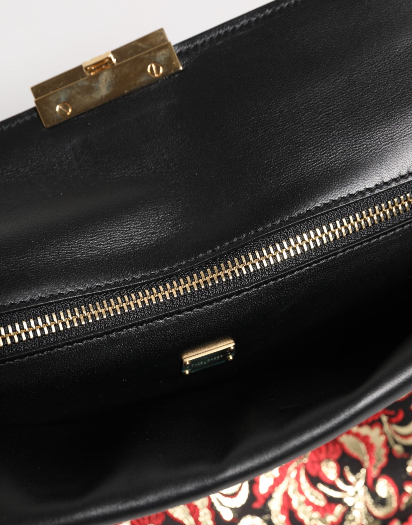 Dolce &amp; Gabbana – Mehrfarbige Aktentasche aus Jacquard mit Blumenmuster