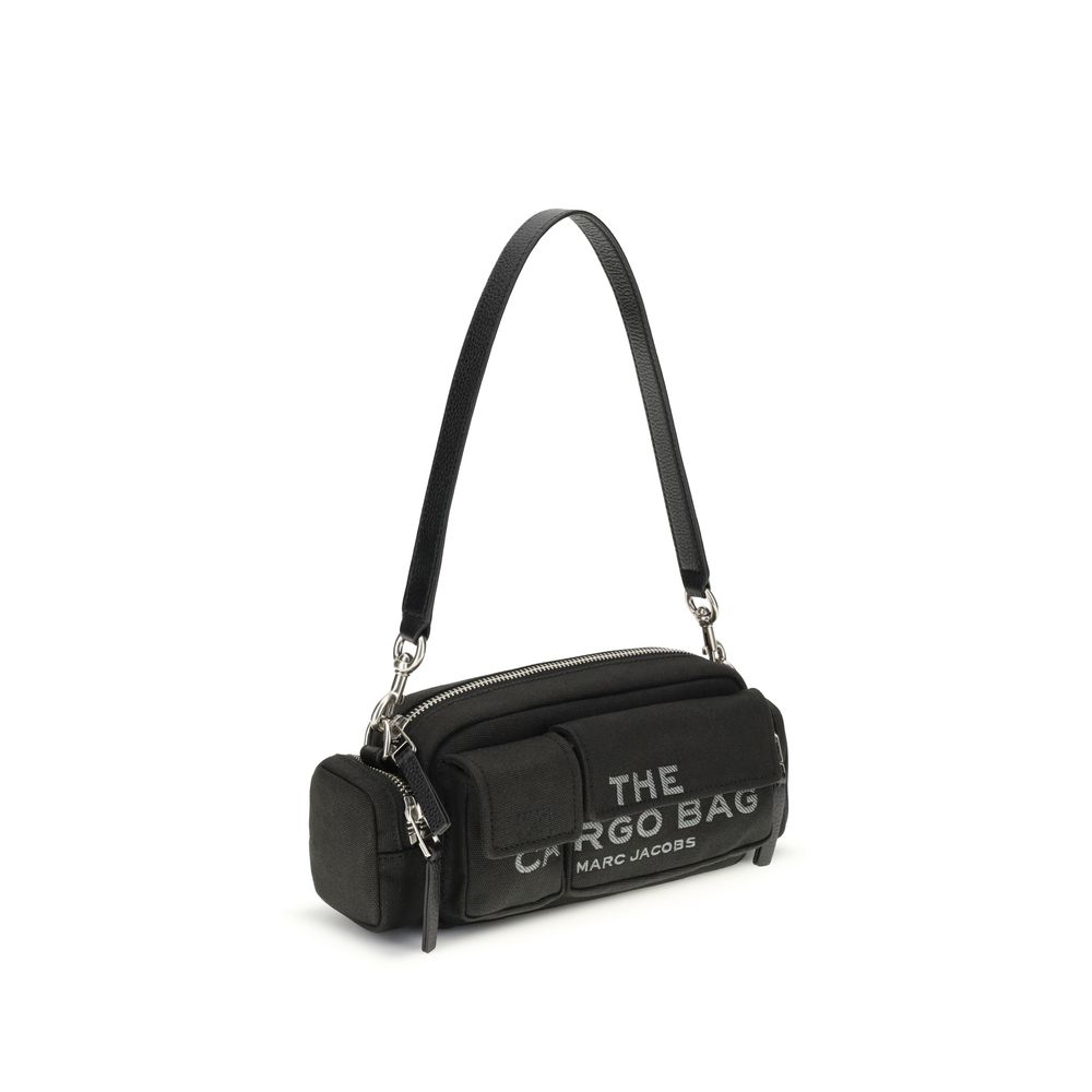 Schwarze Umhängetasche aus Segeltuch von Marc Jacobs