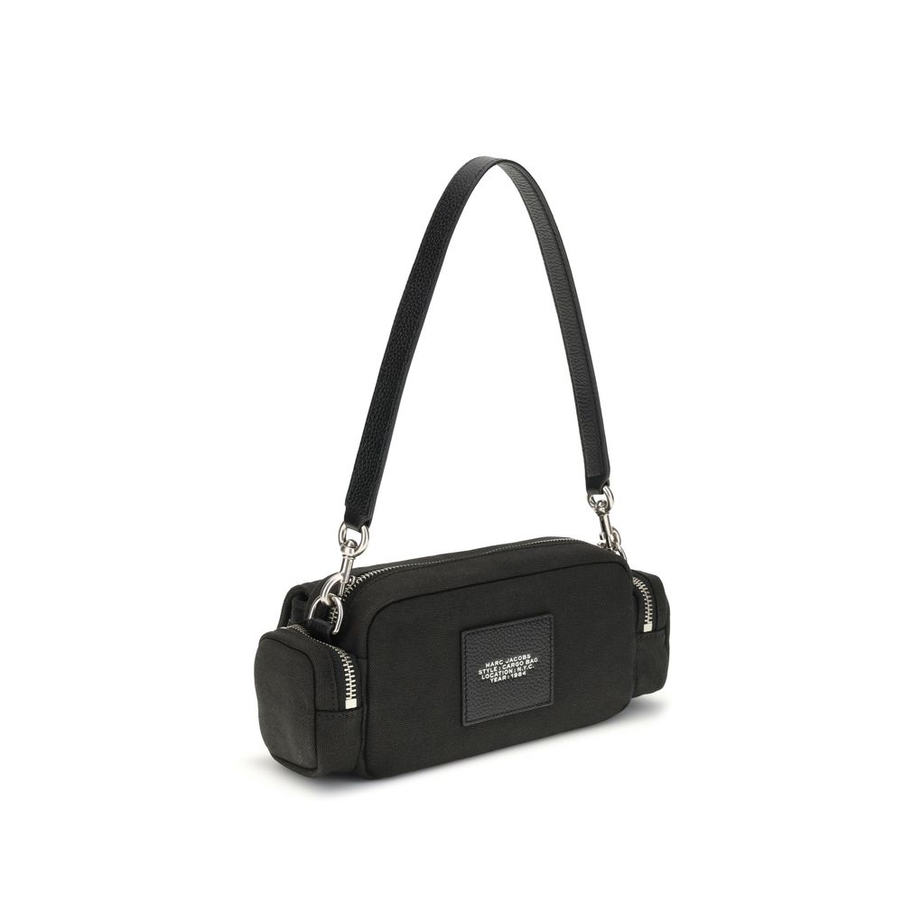 Schwarze Umhängetasche aus Segeltuch von Marc Jacobs