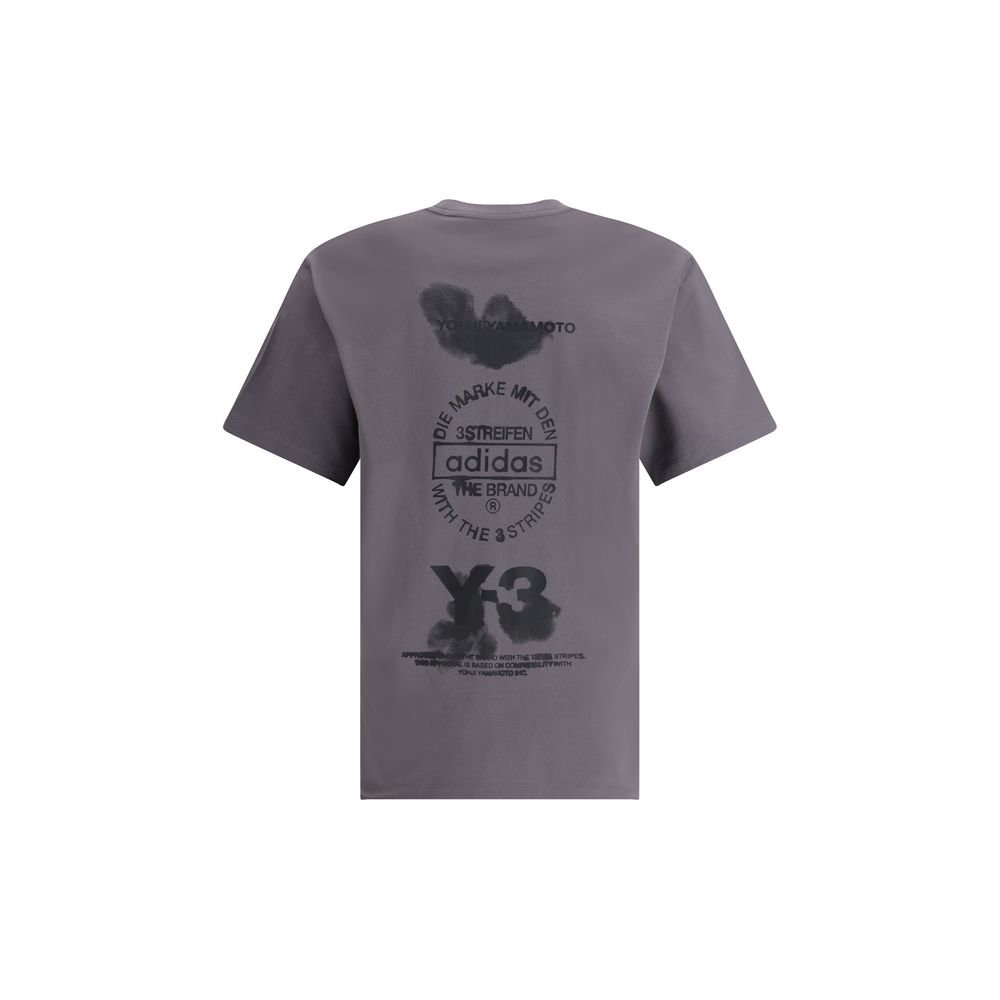 Y-3 T-Shirt mit Maxi-Print