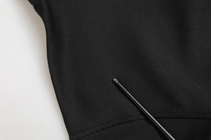 Dolce &amp; Gabbana – Schwarzer Rollkragenpullover aus Polyester