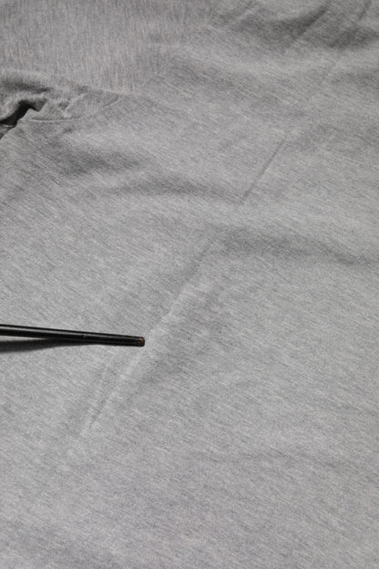 Dolce &amp; Gabbana Graues T-Shirt mit Rundhalsausschnitt aus Baumwolle mit DG-Grafikdruck