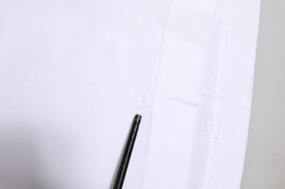 Dolce &amp; Gabbana – Weißes T-Shirt mit Rundhalsausschnitt und kurzen Ärmeln und Logo