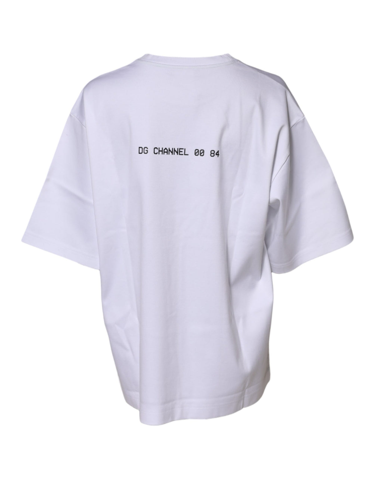 Dolce &amp; Gabbana – Weißes, bedrucktes T-Shirt aus Baumwolle mit kurzen Ärmeln 