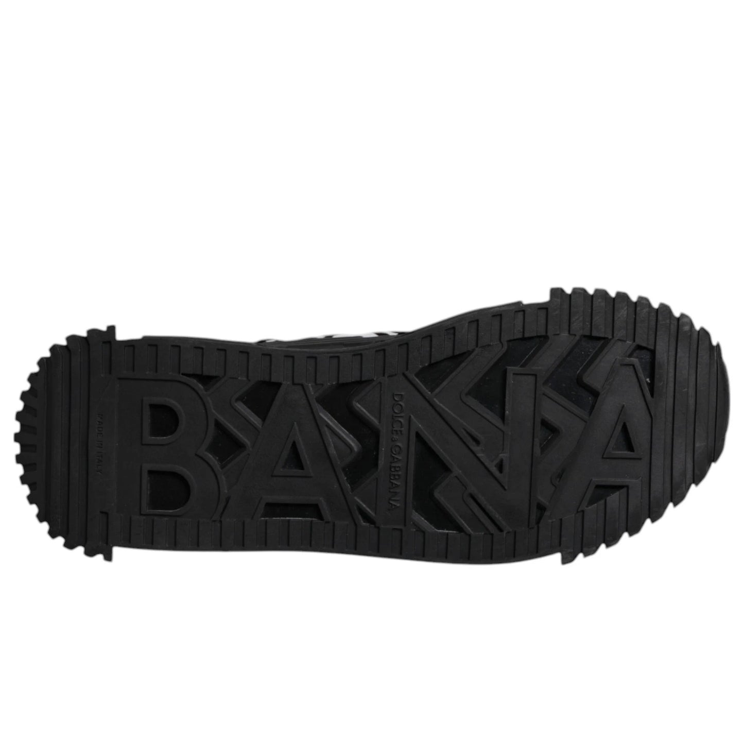 Dolce &amp; Gabbana – Schwarze Low-Top-Sneakers „NS1“ mit Logo und Schnürung