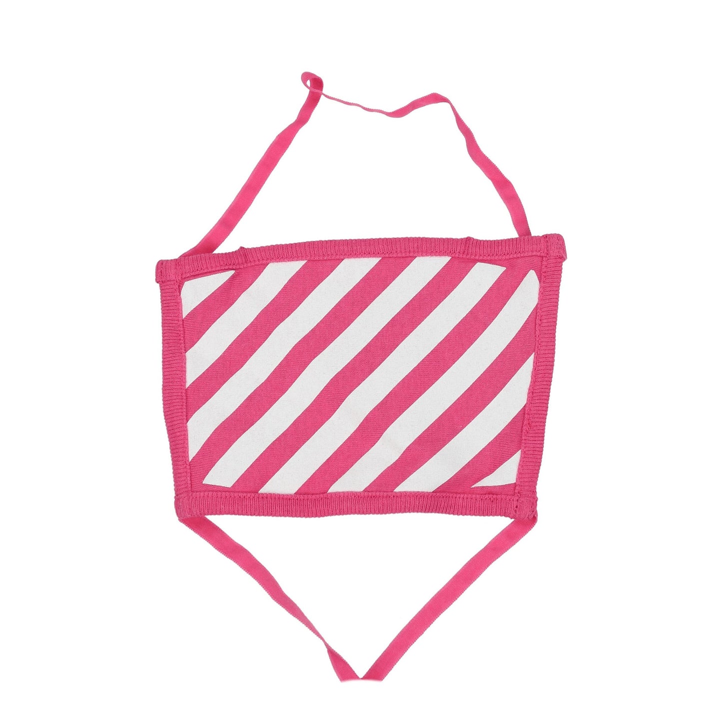 Rosa Baumwoll-Gesichtsmaske von Off-White