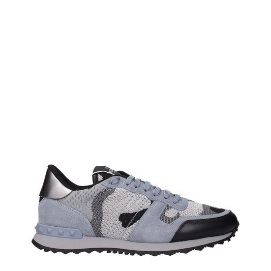 Valentino Garavani – Sportliche Sneakers aus grauem Stoff