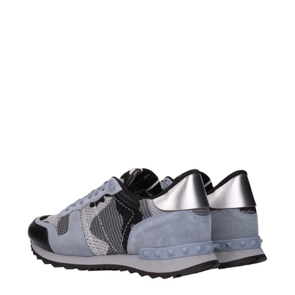 Valentino Garavani – Sportliche Sneakers aus grauem Stoff