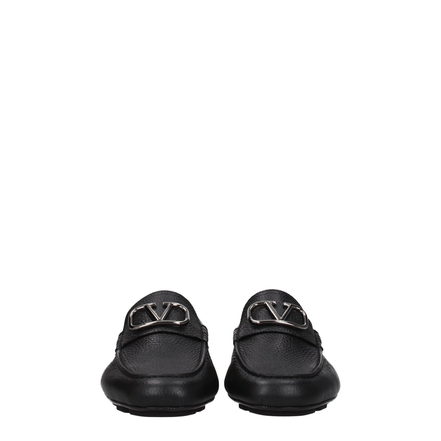 Valentino Garavani – Slip-On-Loafer aus schwarzem Leder