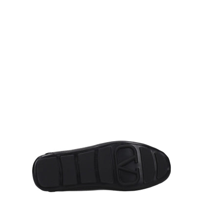 Valentino Garavani – Slip-On-Loafer aus schwarzem Leder