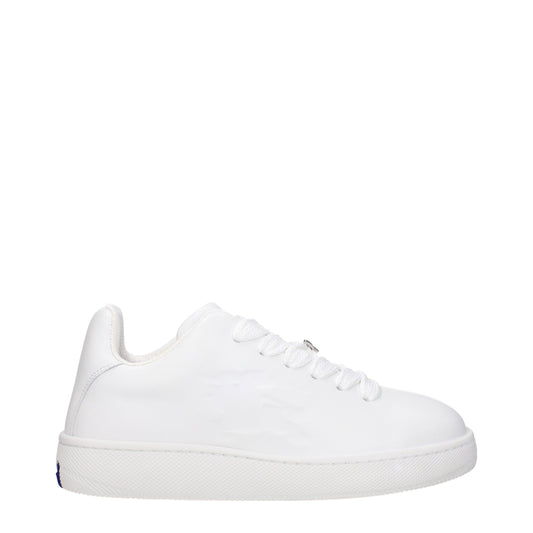 Burberry Weiße Leder Low-Tops