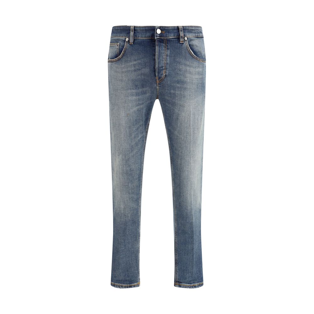 PT Torino Blaue Baumwoll-Jeans mit schmalem Schnitt
