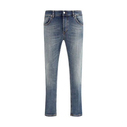 PT Torino Blaue Baumwoll-Jeans mit schmalem Schnitt