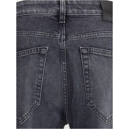 PT Torino Graue Baumwoll-Jeans mit schmaler Passform
