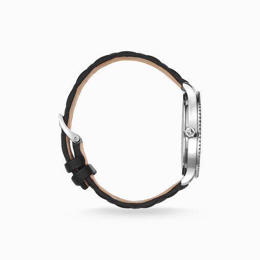 Thomas Sabo Black Leather Dress Watch