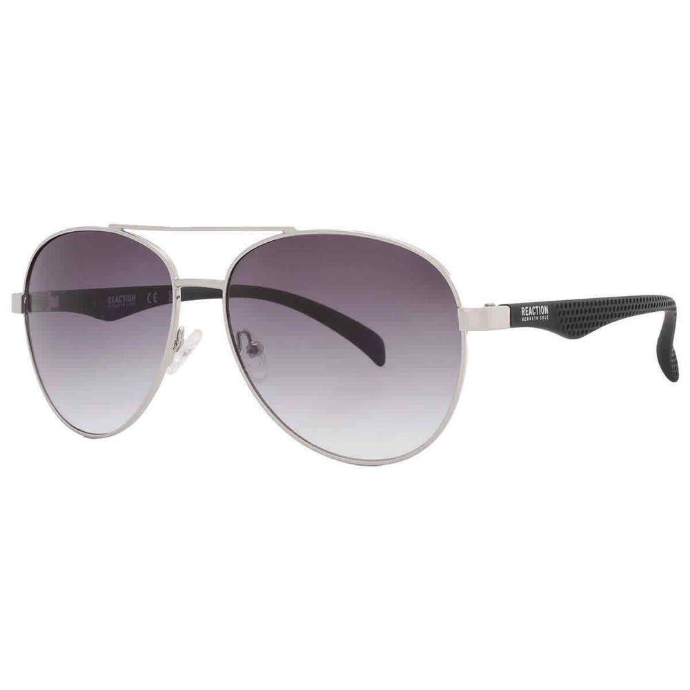 Kenneth Cole Sonnenbrille aus grauem Metall
