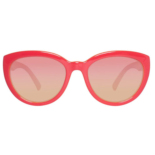 Benetton – Rote Sonnenbrille mit Spritzguss