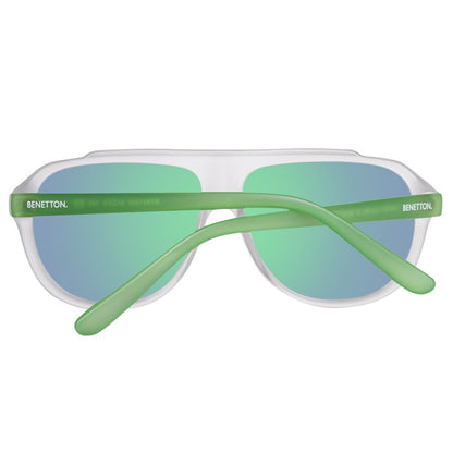 Benetton – Blaue Sonnenbrille mit Spritzguss