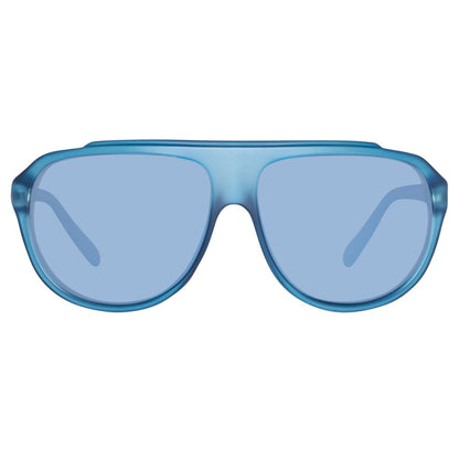 Benetton – Blaue Sonnenbrille mit Spritzguss
