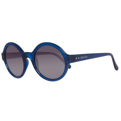 Benetton – Blaue Sonnenbrille mit Spritzguss