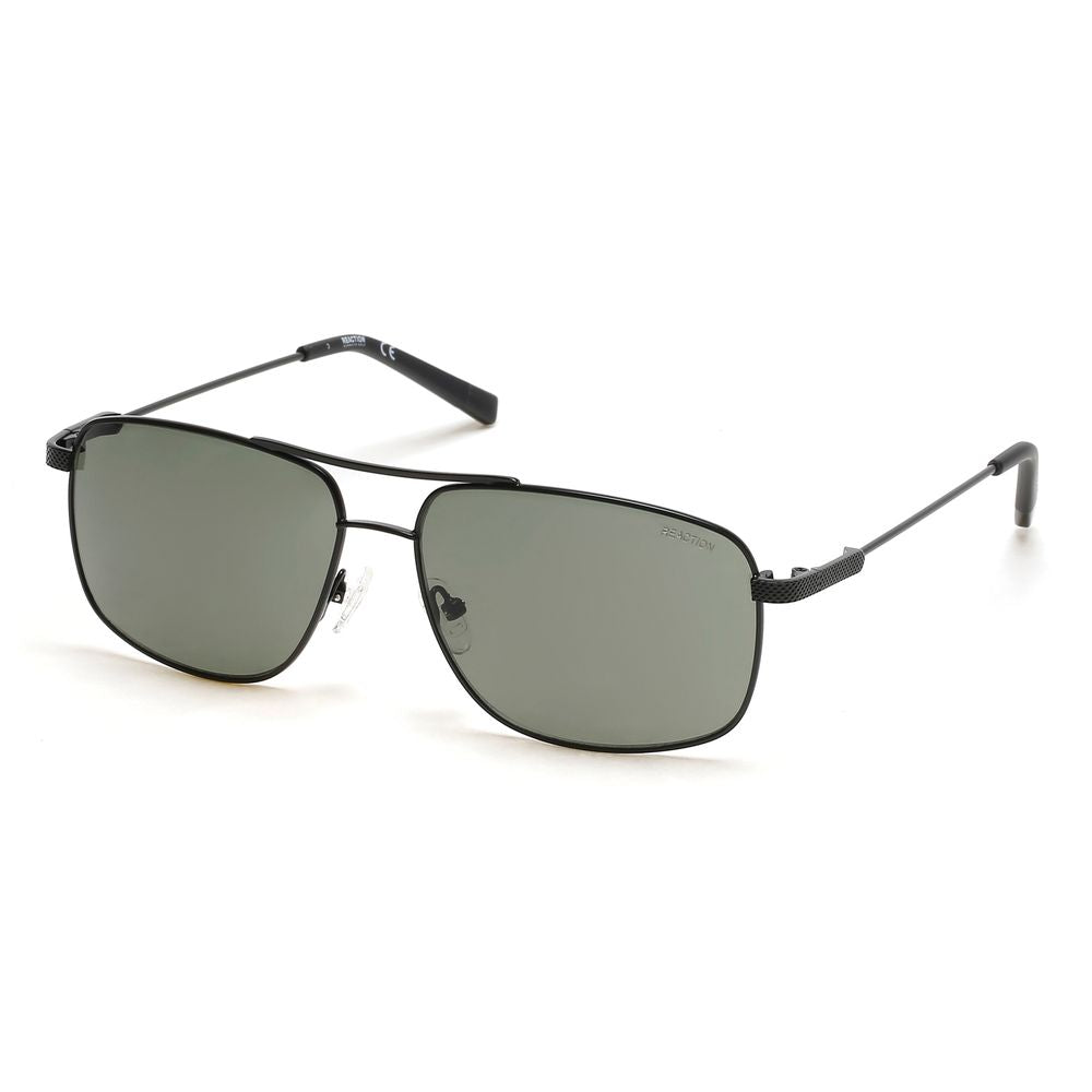 Kenneth Cole Sonnenbrille aus schwarzem Metall