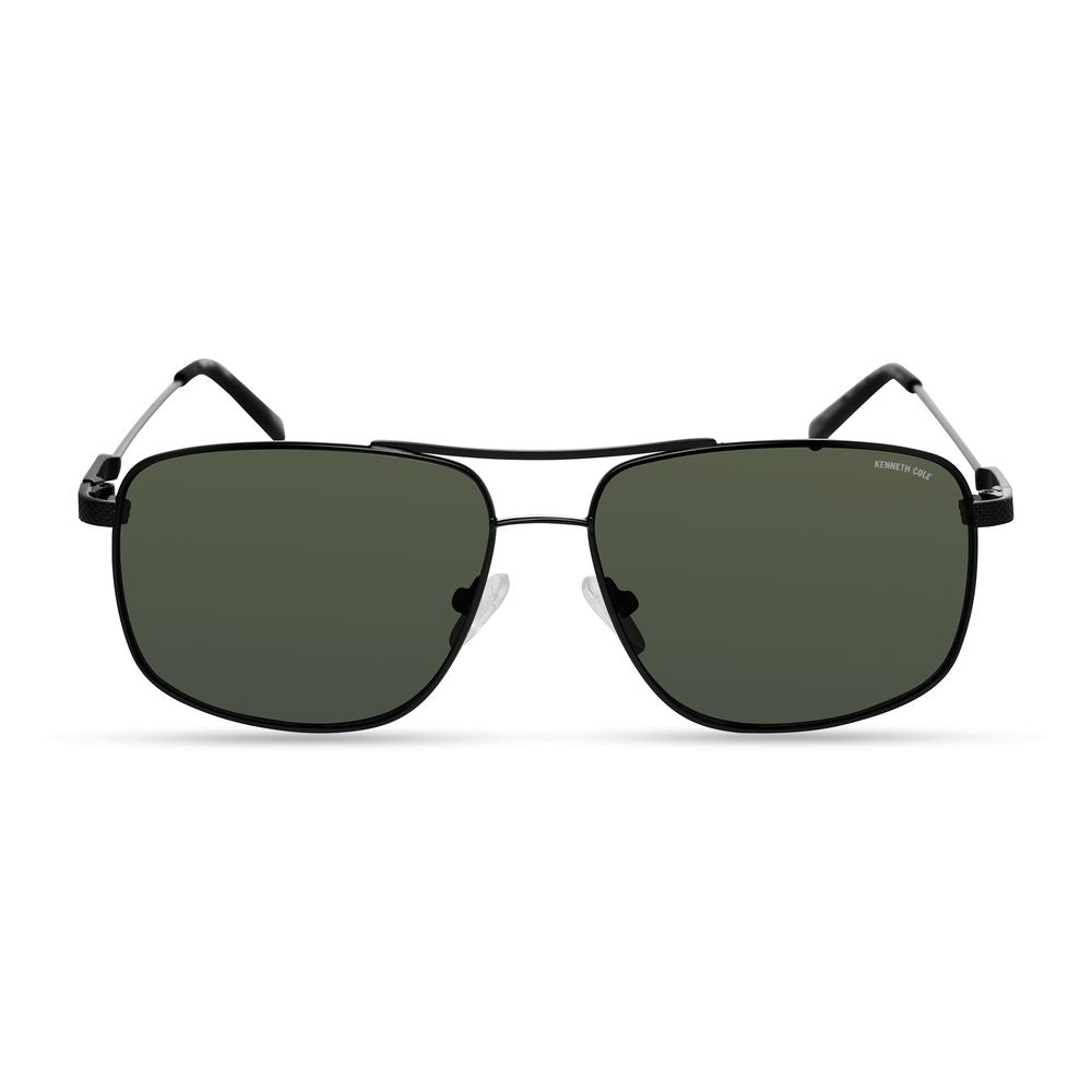Kenneth Cole Sonnenbrille aus schwarzem Metall