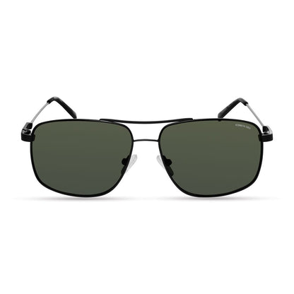 Kenneth Cole Sonnenbrille aus schwarzem Metall