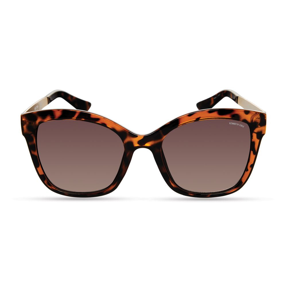 Kenneth Cole – Braune Sonnenbrille mit Spritzguss