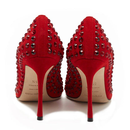 Sergio Rossi Red Calfskin Women Pump